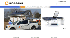 Desktop Screenshot of lotussolar.com